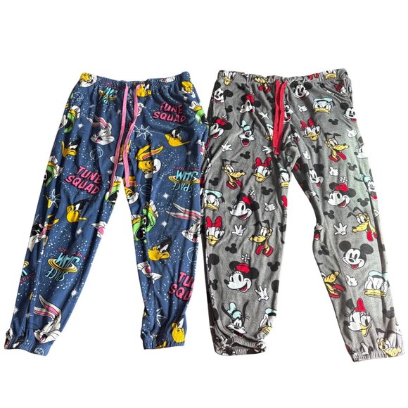 Space Jam, Disney Other - Whimsical Space Jam & Disney Nostalgic Loungewear Comfy Pants Set  L 12/14